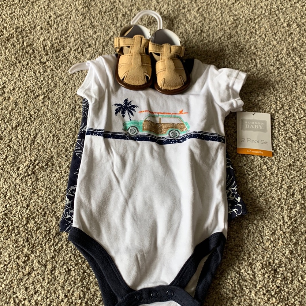 Hudson baby 3 piece set